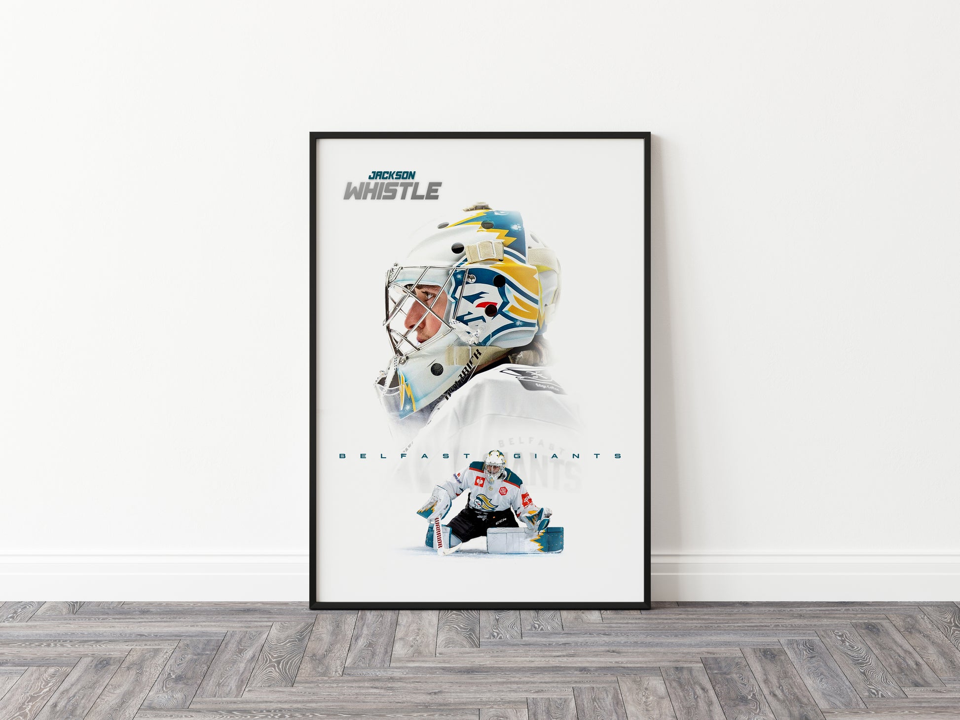 Jackson Whistle Poster, Belfast Giants, (Digital Download)