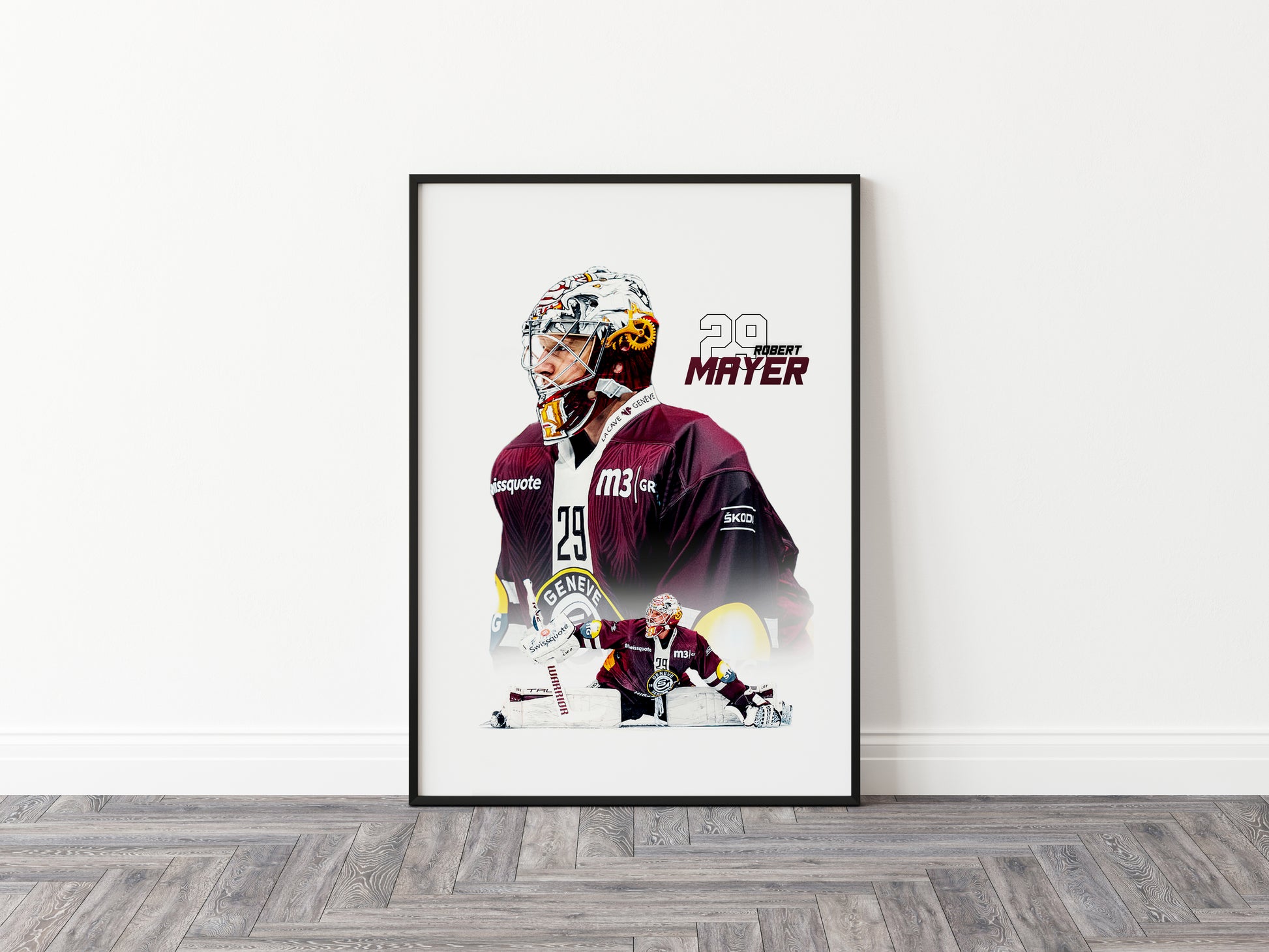 Robert Mayer Poster, Geneve Servette, (Digital Download)